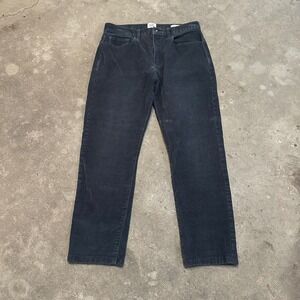 Flint and Tinder Corduroy Pants Mens 30x30 Grey Tapered Fit 365 Stretch Trousers